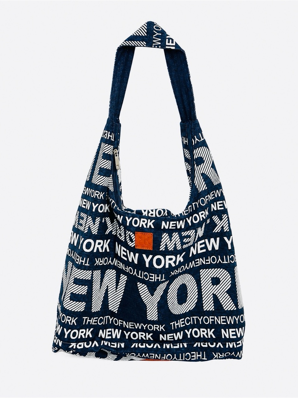 Robin Ruth Navy New York Print Shoulder Bag 🍎🍎💙🍎🍎